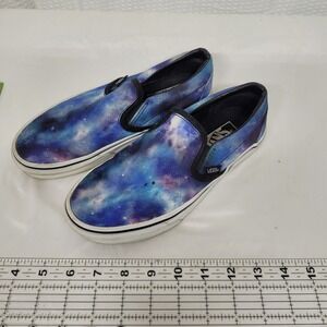 Vans Classic Slip-On Galaxy Cosmic Blue Purple Sneakers Mens 4.5 Womens 6.0